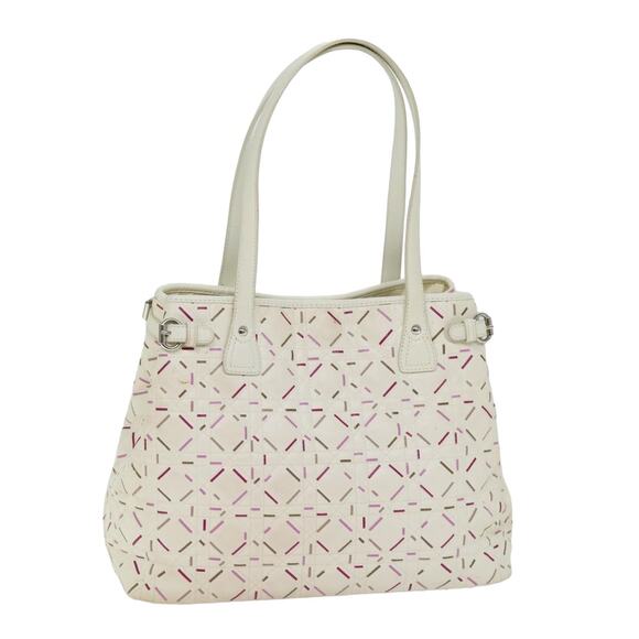 DIOR Lady DIOR Canage Tote Bag Coated Canvas White - Picture 3 of 12
